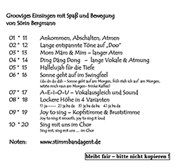 Inlay CD Sörin Bergmann